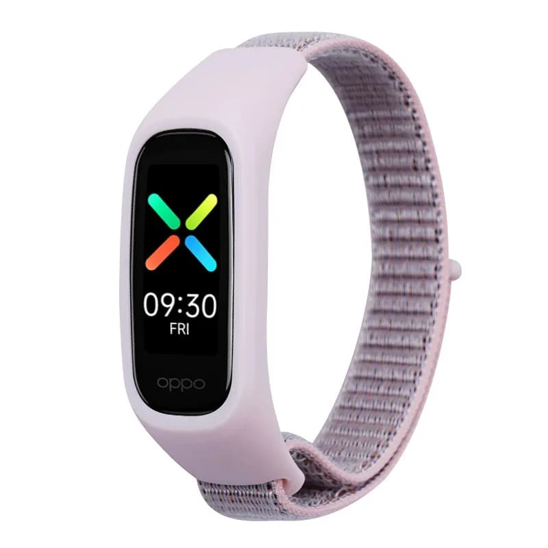Abito con cinturino in nylon con velcro integrato per cinturino per orologio Oppo Cinturino sportivo in nylon con cinturino in nylon