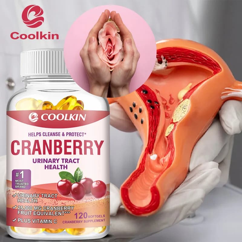 Red blueberry vitamin C supplement: relieves frequent urination and supports urinary tract health, helps remove urinary tract