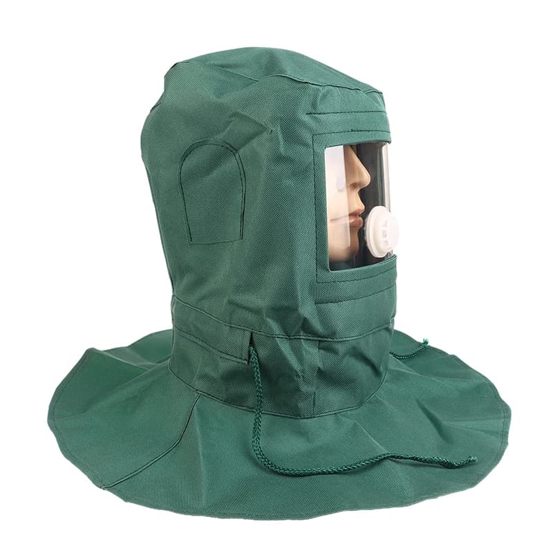 Casco di Sicurezza per Sabbiatura, Maschera Protettiva per Sabbiatura, Strumento di Protezione Facciale per Sabbiatura, Levigatura e Lucidatura