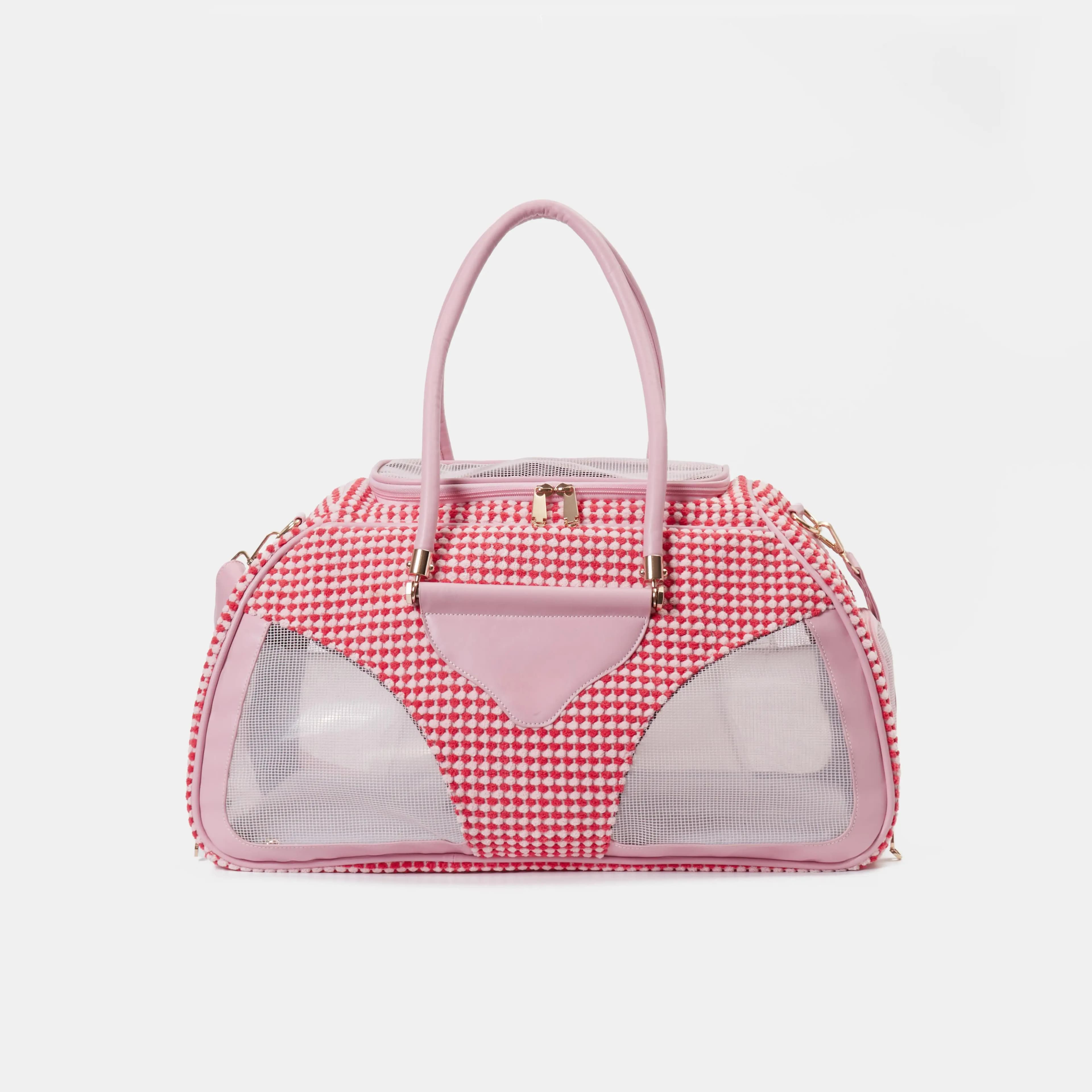 Nuovo design traspirante all'ingrosso da trasporto per borsa da trasporto per animali domestici per cani e gatti da viaggio all'aperto