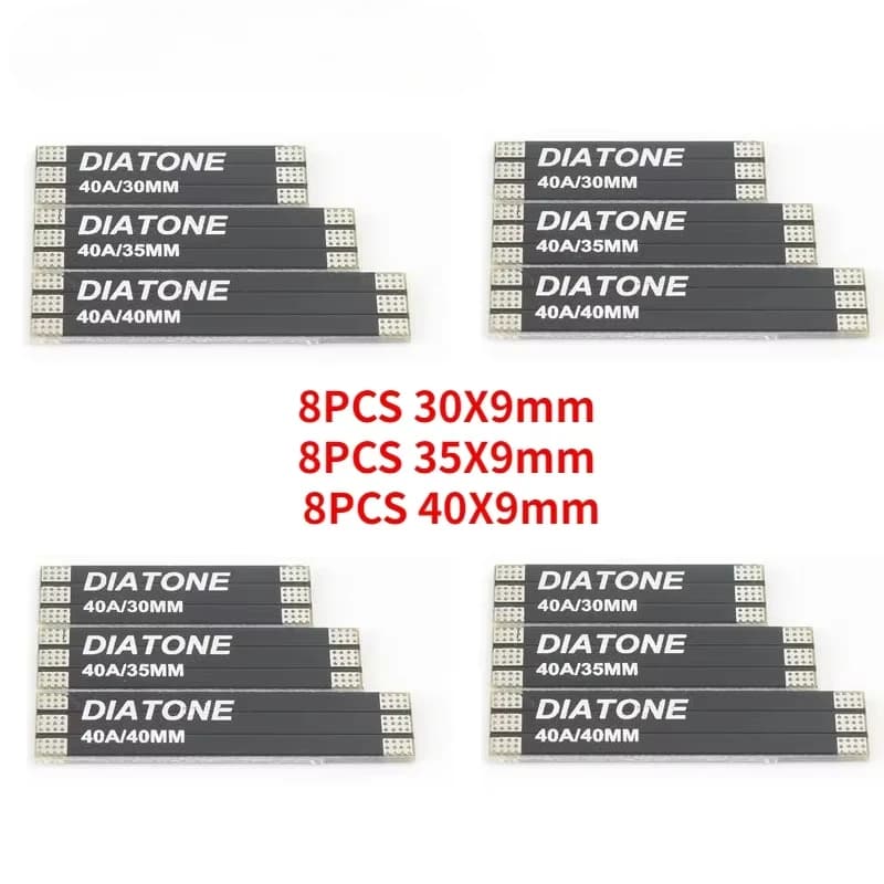 24PCS DIATONE ESC Scheda di distribuzione dell'alimentazione 3-6S Piastra di estensione dei cavi del motore - 30X9mm 35X9mm 40X9mm