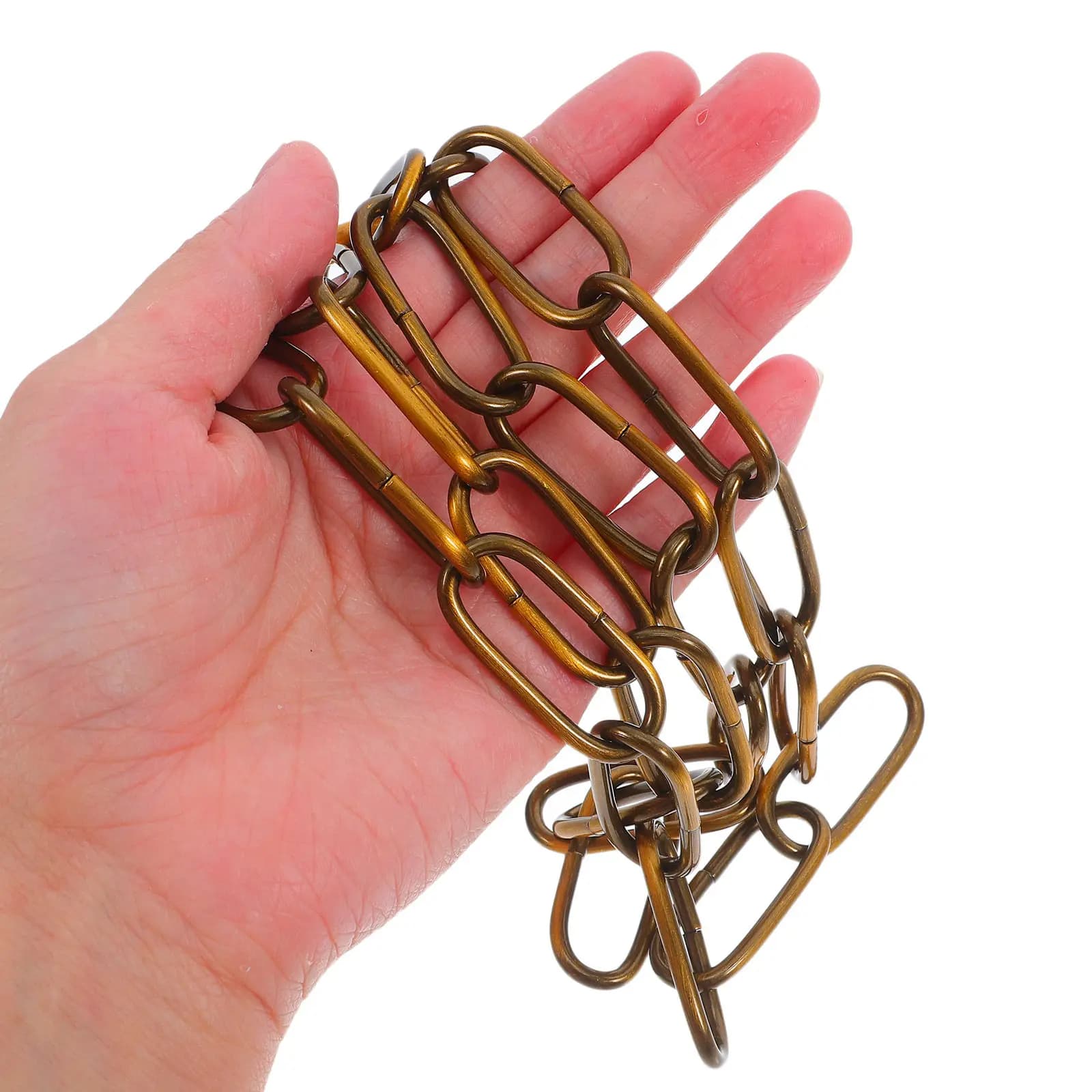Set di Catene per Lampadario con Chiusure di Connessione, Catena in Ferro per Pendenti di Cristallo, Estensione per Lampade Sospese