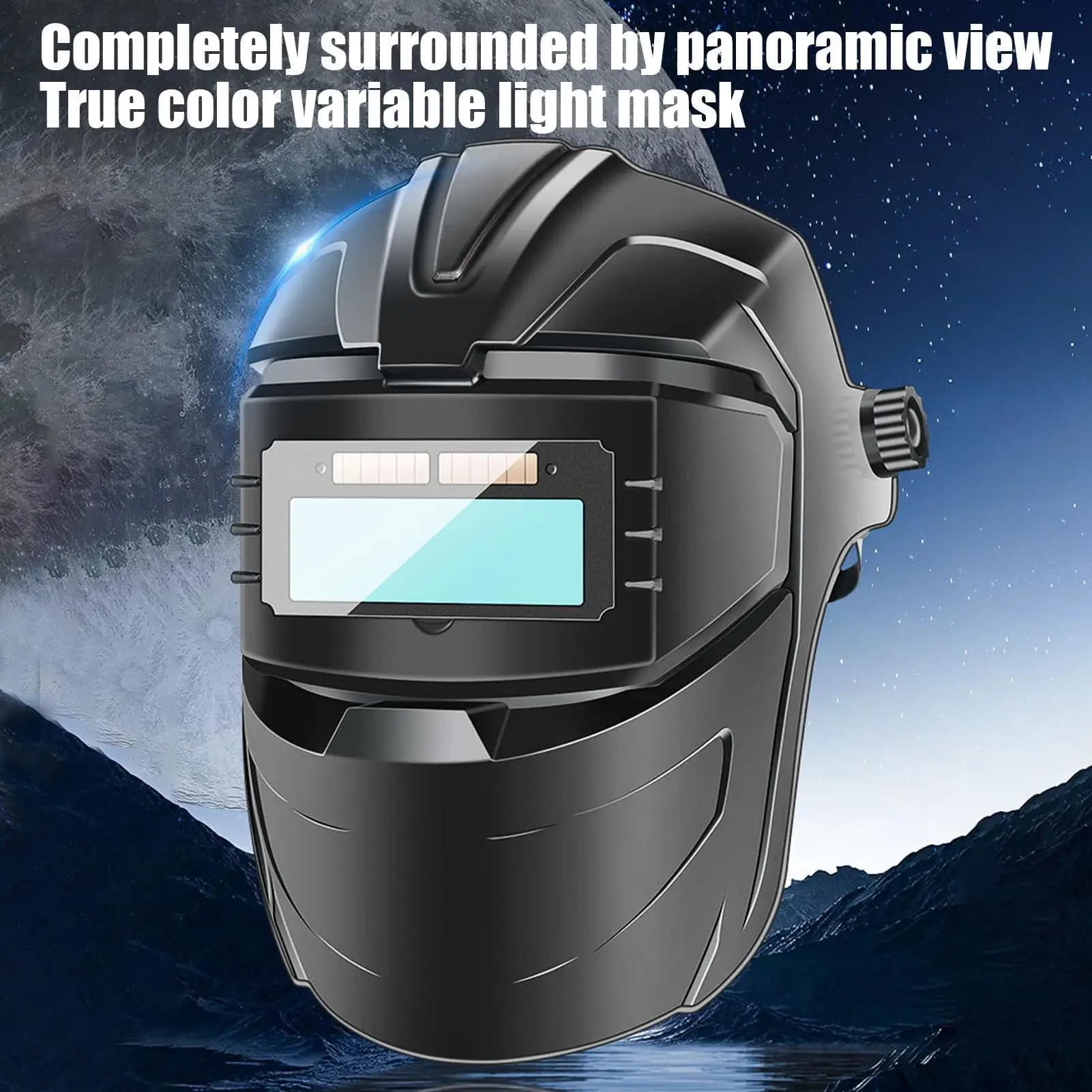 Maschere per saldatura Regolazione automatica della luce variabile Vista ampia Oscuramento automatico Maschera per saldatura per saldatura ad arco Rettifica Taglio