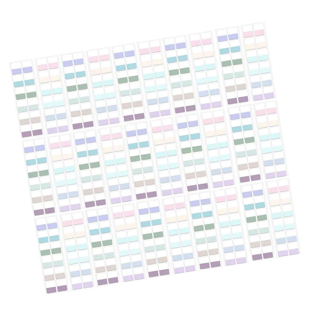 240 Pezzi di Etichette Adesive Colorate, Indici Autoadesivi Resistenti per Quaderni, Documenti, Bibbia, Raccoglitori, Agende e Diari
