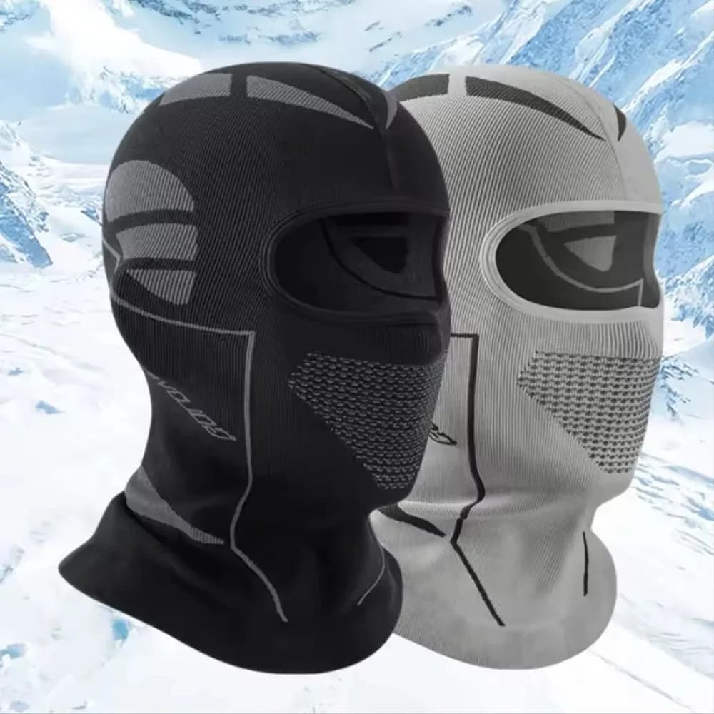 Thermal Anti-cold scarf for Men and Women, Winter Ski Hat, Sunset, Full Mask, Cycling and Hunting Cup, Undergrowth
