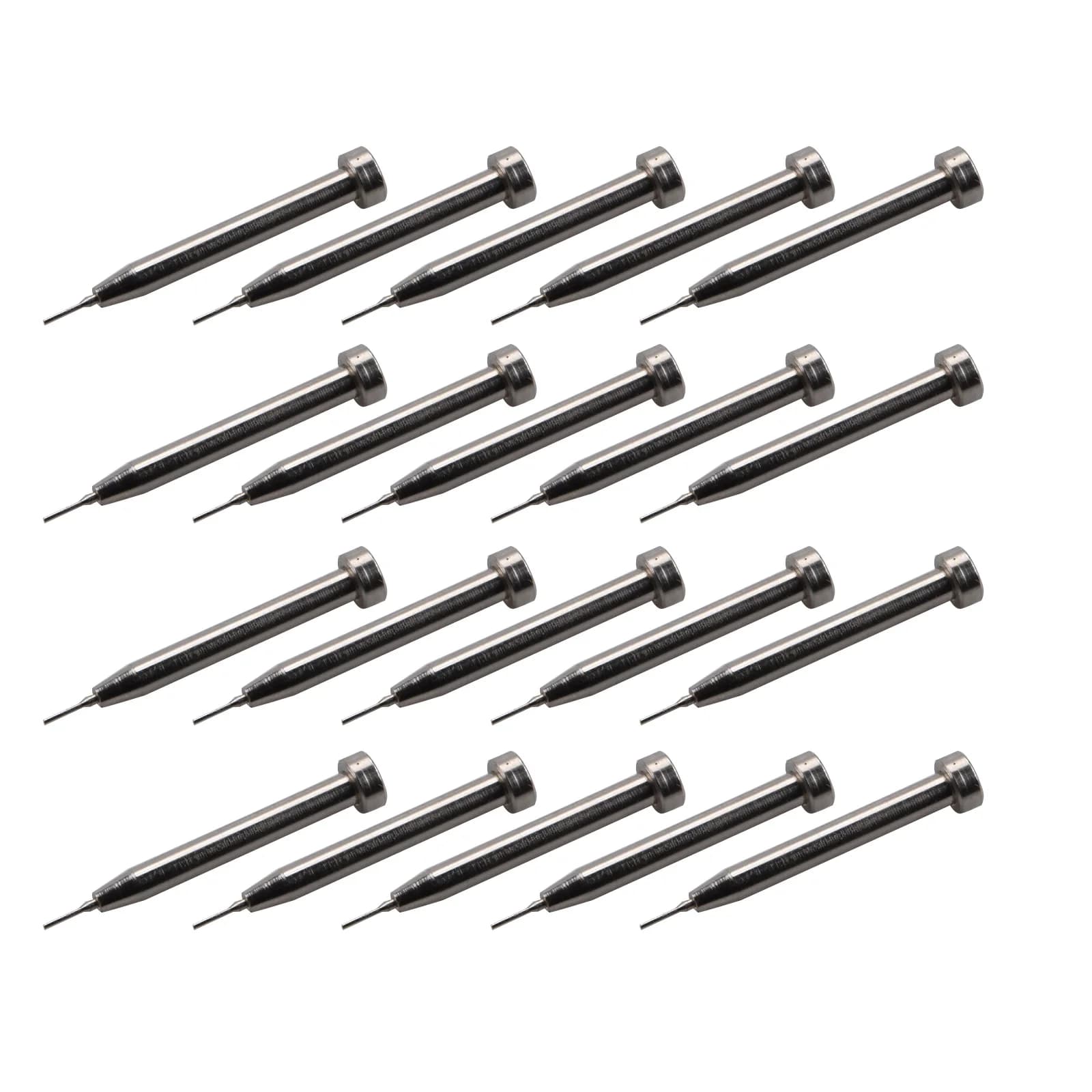 Set di 20 Pezzi Estrattore per Cinturini Orologio 0.8mm in Acciaio Inossidabile, Strumento per Rimozione Perni e Barre a Molla per Cinturini e Bracciali, Attrezzi per Orologiai