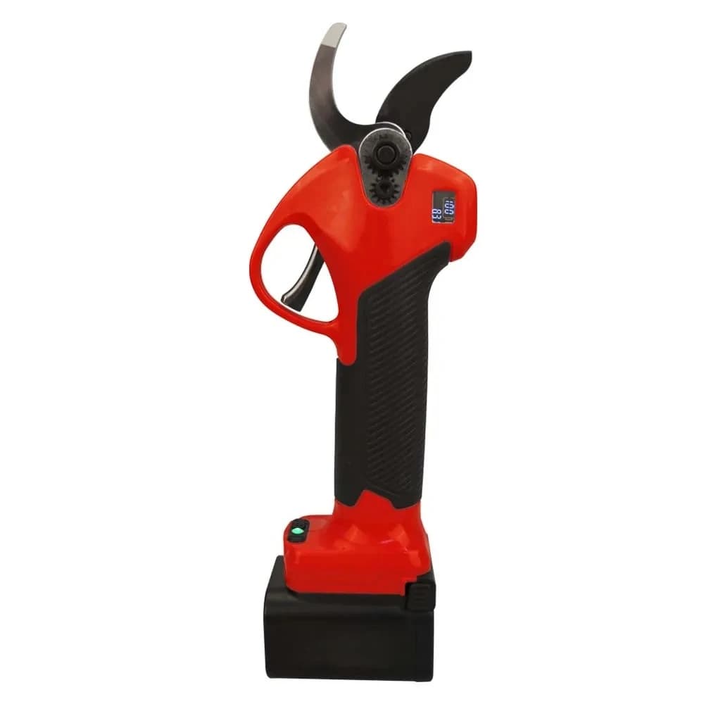 Electric pruning shears for shafts with wireless lithium battery