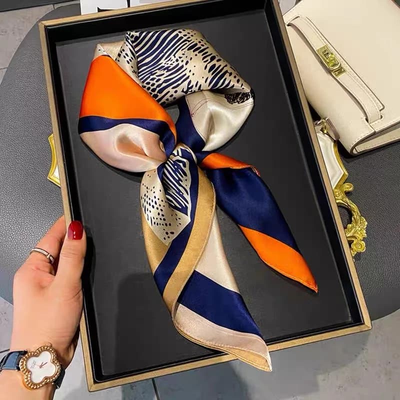New silk scarf silk scarf for woman design silk scarf 70*70 cm