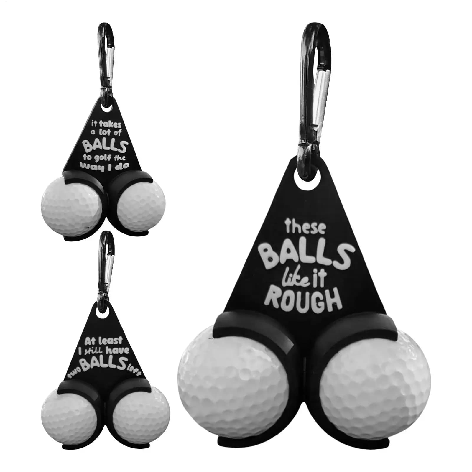 Porta Palline da Golf in PVC, Gadget Divertente per Golfisti, Accessorio per Borsa da Golf dal Design Originale