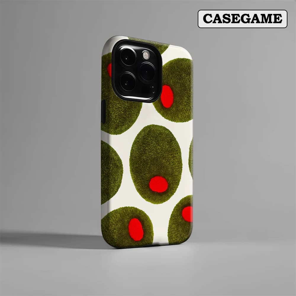 Custodia per telefono Olive Dot IPhone17 Must-Haves per IPhone 17 16 15 14 13 12 Pro Max Plus Cover posteriore a doppio strato INS