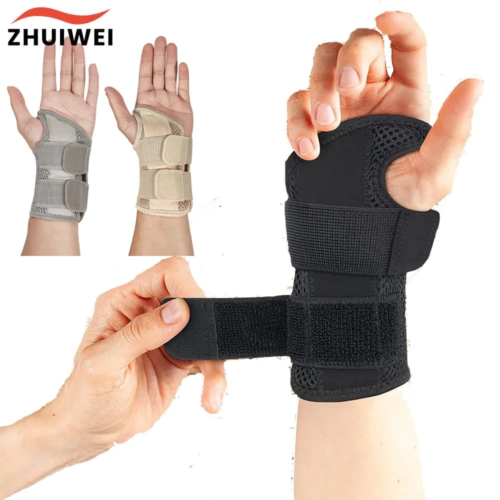 1 pz supporto per il polso stecca artrite fascia cintura tunnel carpale tutore per polso prevenzione distorsione protezione professionale per il polso