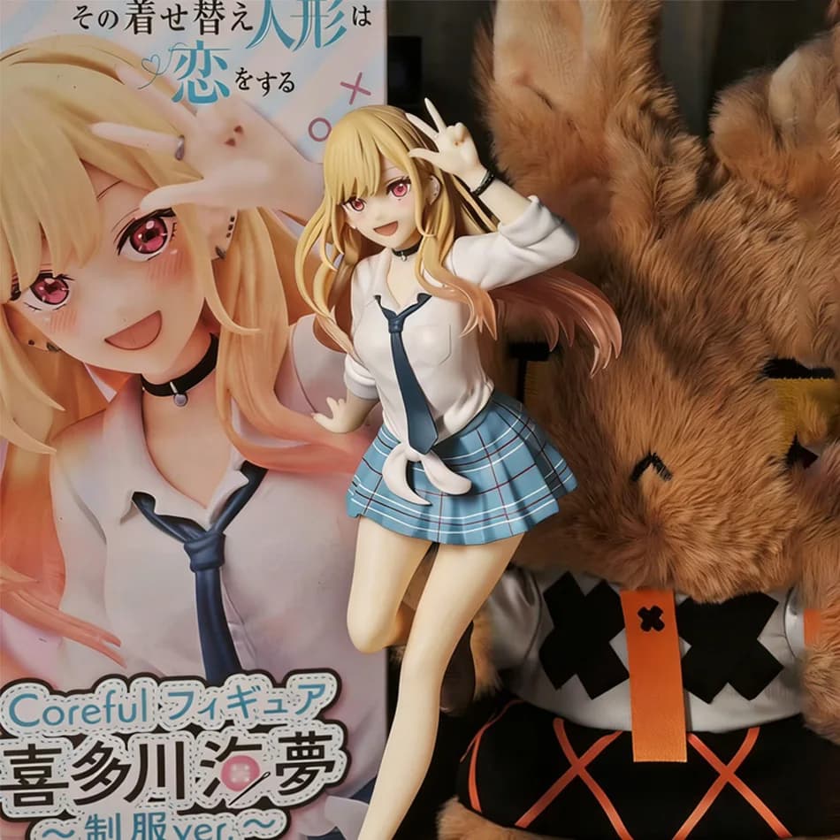 My Dress Up Darling MARIN KITAKAWA Uniforme Anime Figure Giocattoli 18cm Modello in PVC Regalo di Compleanno per Collezionisti