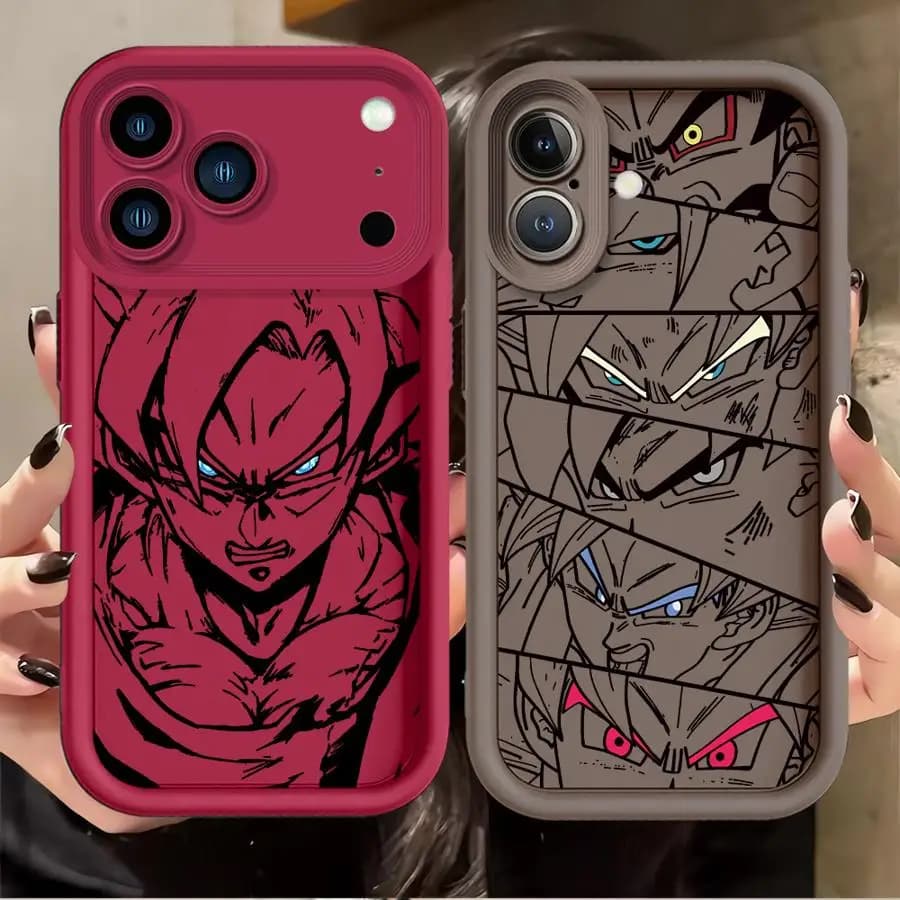 Cover per iPhone Black Goku Dragon Ball per Apple iPhone 17 Pro Max 16 11 13 Mini 15 12 Air XR 16e XS 14 Plus