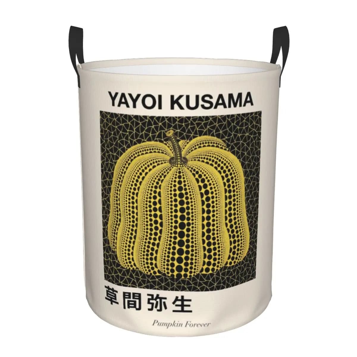 Personalizzato Yayoi Kusama Pumkin Forever cesto della biancheria pieghevole arte astratta vestiti giocattolo cesto portaoggetti per bambini Nursery