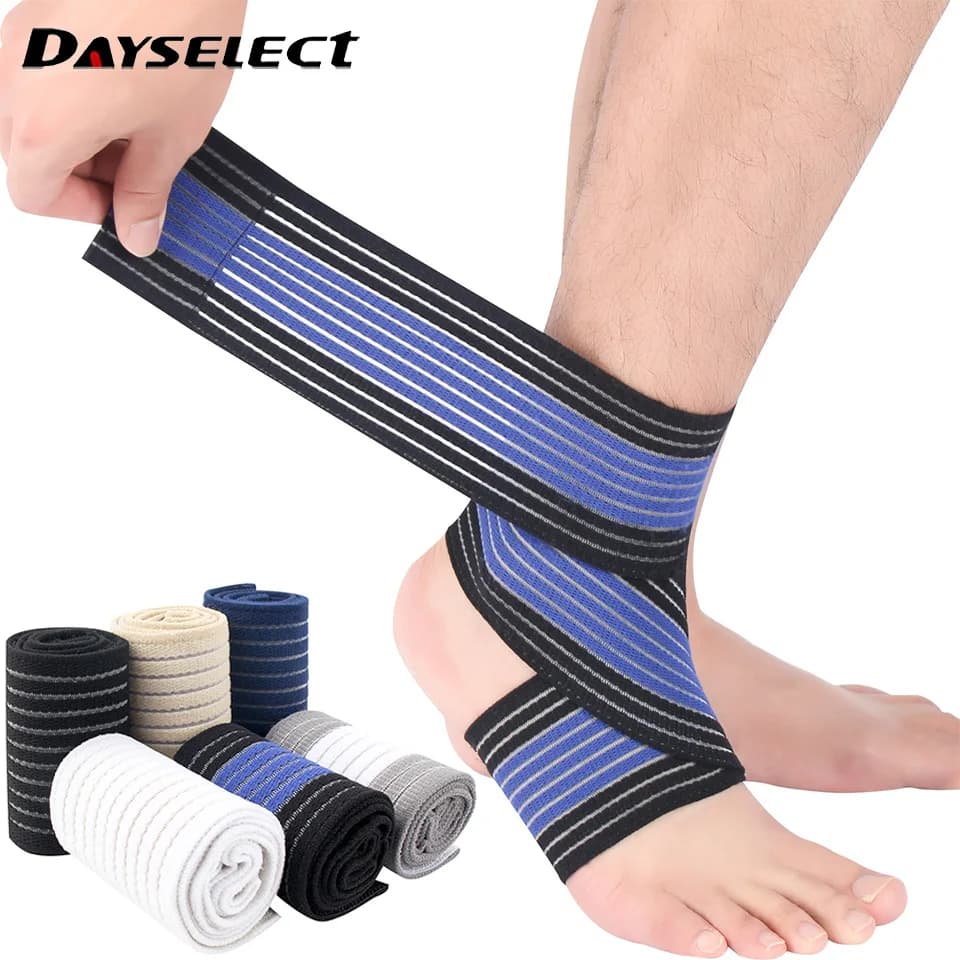 1 pcs ankle braces athletic compression straps high elasticity ankle stabilization running rope for jump protection men's distortion women