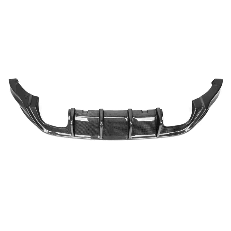 Carbon Fiber Rear Bumper Diffuser Lip Spoiler Wing for Volkswagen VW Golf 7 MK7 GTI 2013-2015