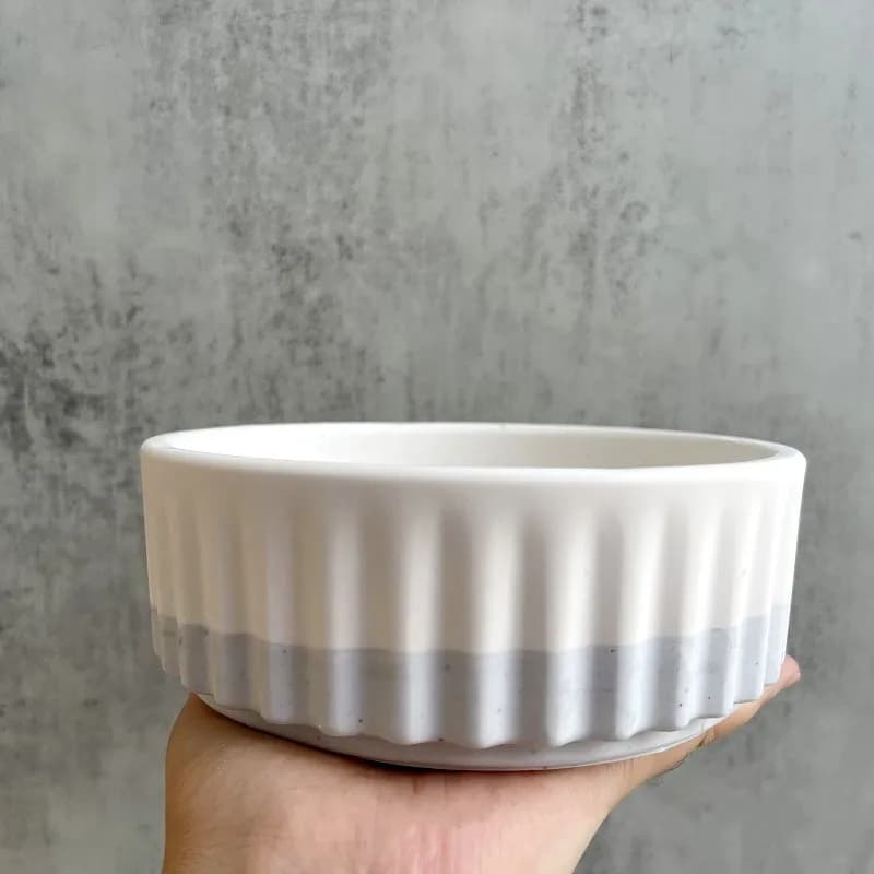 Stripe Flowerpot Silicone Mold DIY Succulent Plant Large Flower Pot Plaster Concrete Storage Box Epoxy Resin Molds Home Decor