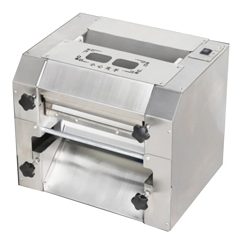 Prodotti premium per 300 tagliatelle elettriche Macchina per pressa per impasto Rullo di varie dimensioni Pasta da tavolo in acciaio inossidabile Ginocchiera commerciale