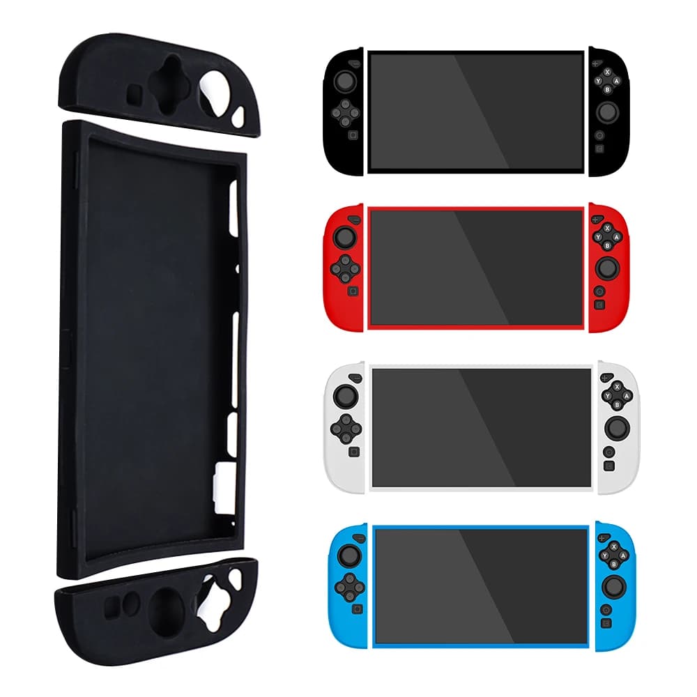 Custodia protettiva in gomma con copertura morbida in silicone divisa Custodia protettiva in gomma per console di gioco N Switch 2 2025 NS2