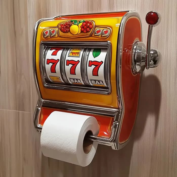 Slot Machine Toilet Roll Holder Vending Machine Toilet Paper Holder-A27R