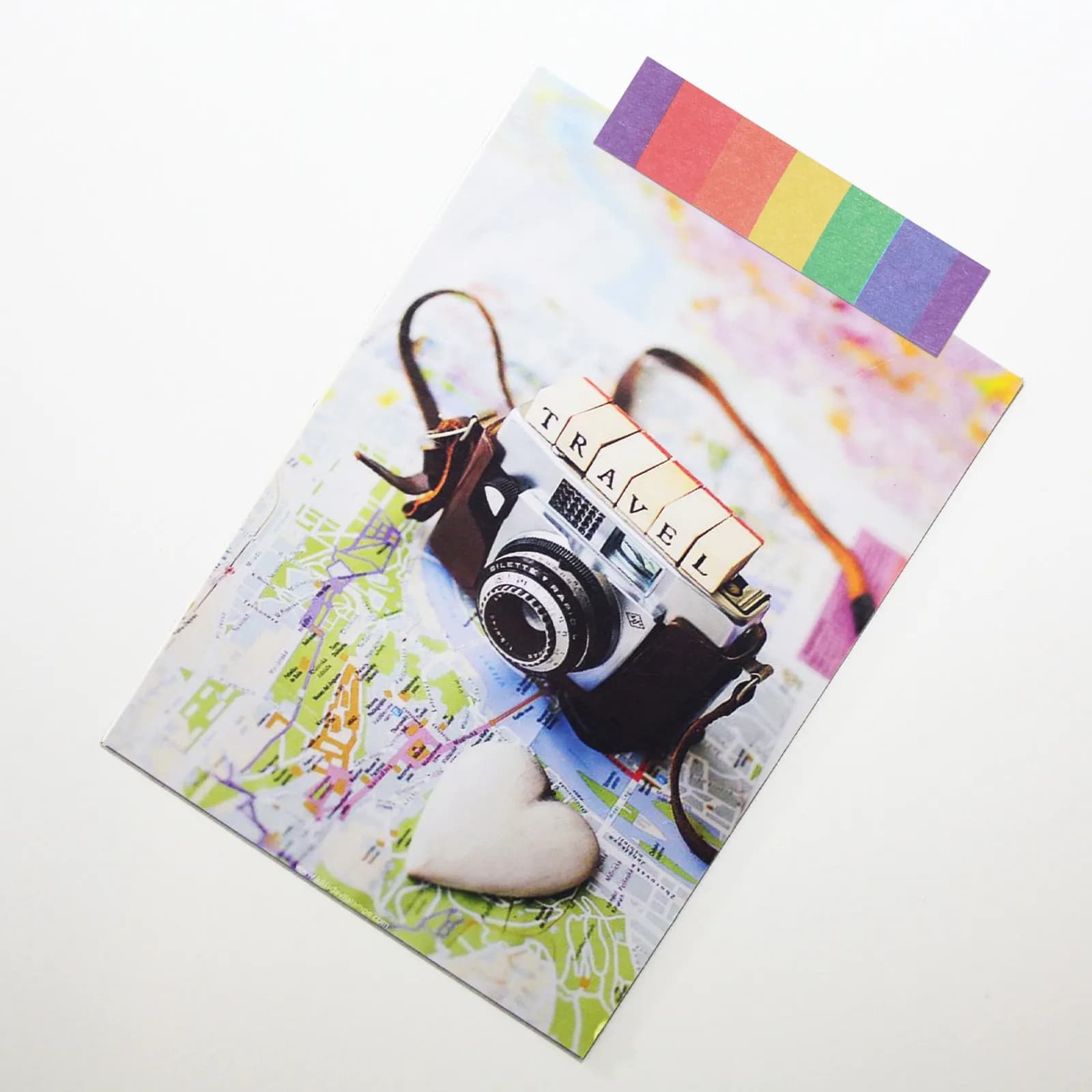 10 Rotoli di Nastri Washi Arcobaleno per Decorazioni Fai-da-Te, Nastro Decorativo per Libri, Frigoriferi, Quaderni, Diari, Agende, Calendari