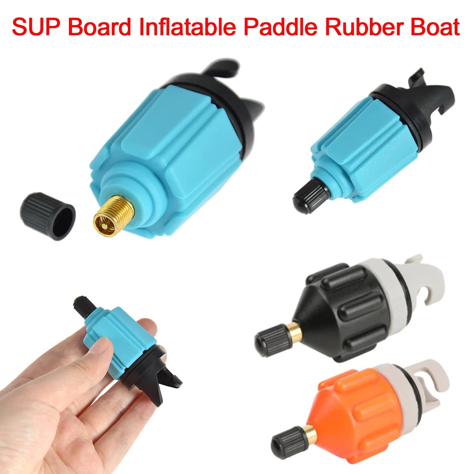 Adattatore valvola aria per tavola SUP Paddle gonfiabile gommone Kayak adattatore valvola aria convertitore compressore pneumatici con ugello