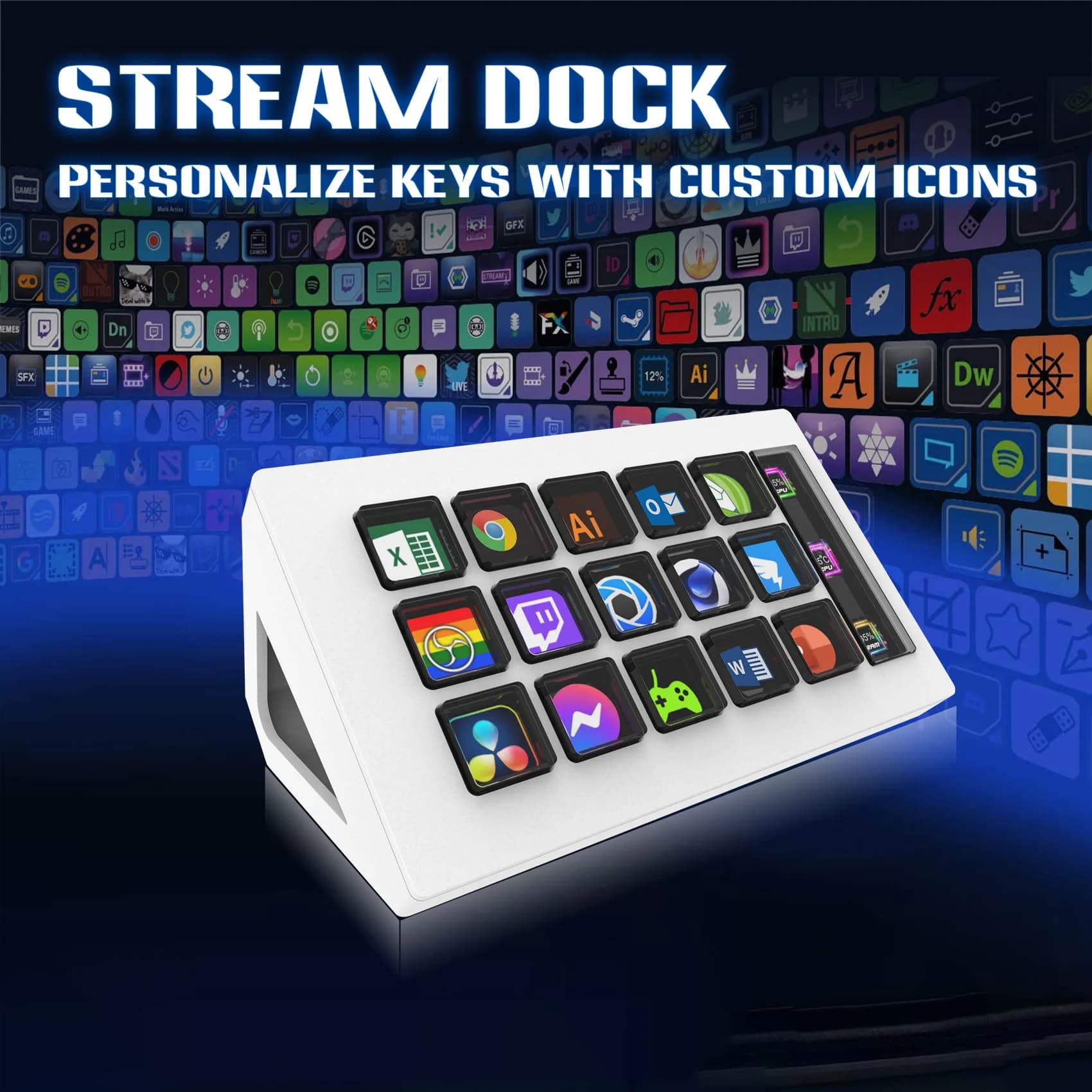 Stream Deck Mini: Tastiera LCD a 15 Pulsanti per Controllo e Creazione di Contenuti in Tempo Reale