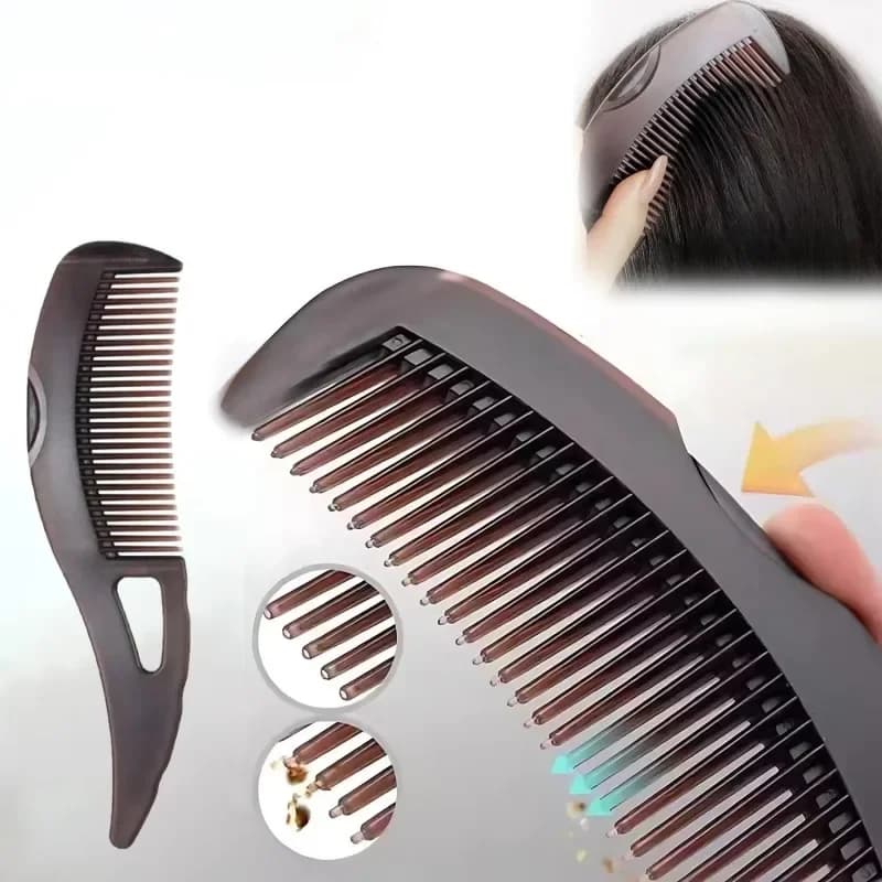 Pettine per massaggio antiforfora senza risciacquo premere olio antiforfora massaggio pettine per la pulizia dei capelli spazzola nutriente per capelli antiannodante