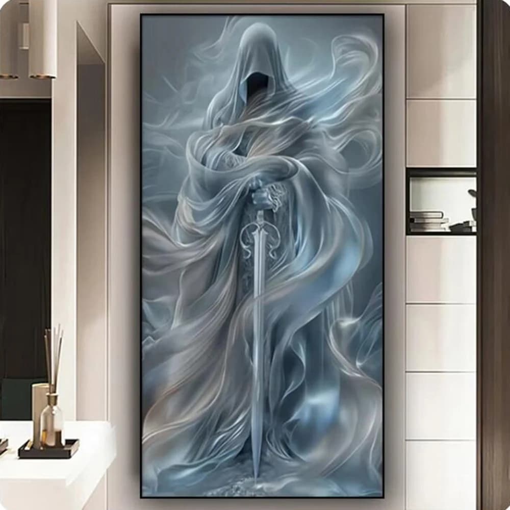 Mitologia Spada Anima Pittura diamante fai da te Nuovo pieno quadrato diamante rotondo mosaico punto croce kit eroe uomo decorazioni per la casa arte