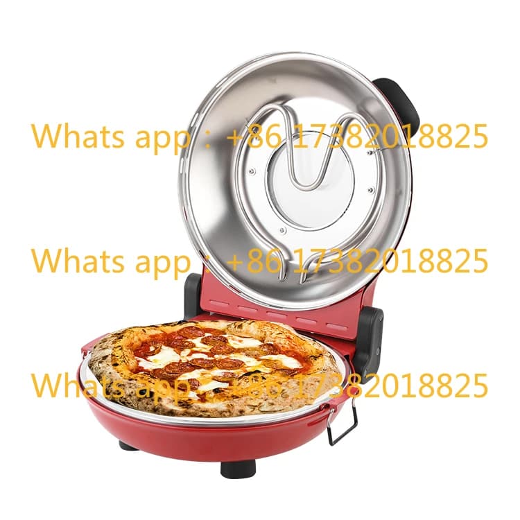 Forno per pizza professionale Premium 2025 - Piccola macchina per pizza da appoggio con pietra ceramica (riscaldamento rapido, crosta perfetta)