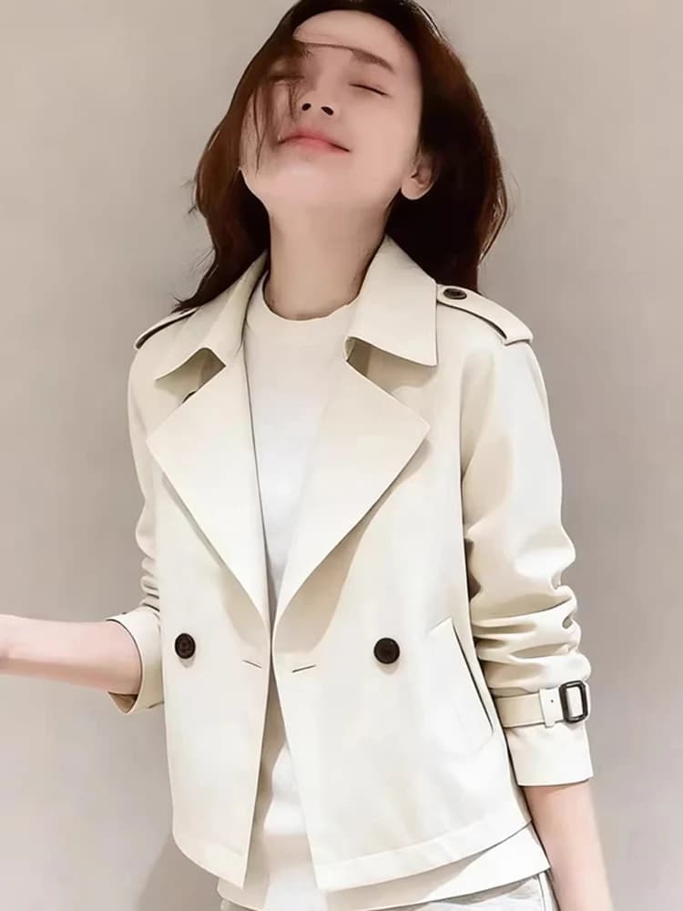 Short Coat Jacket Women's Casual Loose Stylish Spring Autumn New Style Slimming Casual Versatile Jacket Top Trendy