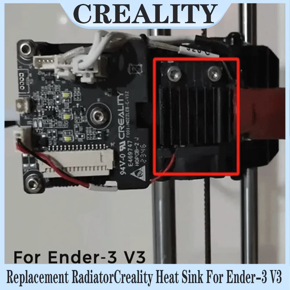 Creality 3D Printer Heat Sink Radiator Replacement Accessory for Ender-3 V3 - Original 3D Printing Part for Enhanced Performance