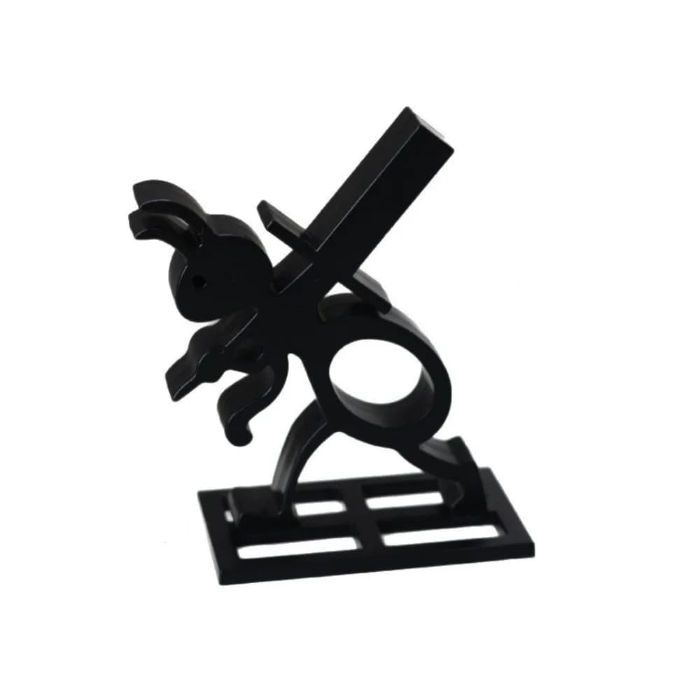 Portarotolo Creativo a Forma di Formica Stampato in 3D, Porta Tovaglioli in Plastica Carino, Portarotolo Decorativo Nero per Ufficio