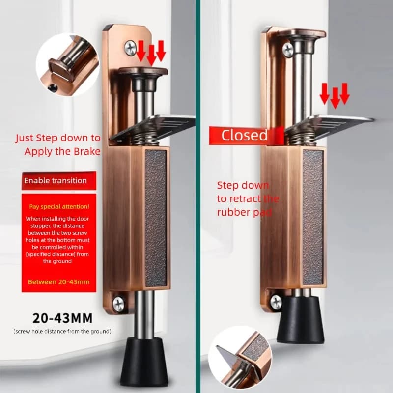 Telescopic Metal Door Stopper/Home Furniture Door Hardware Fitting Accessory Tool Component Part Equipment Kit Set Part New Case