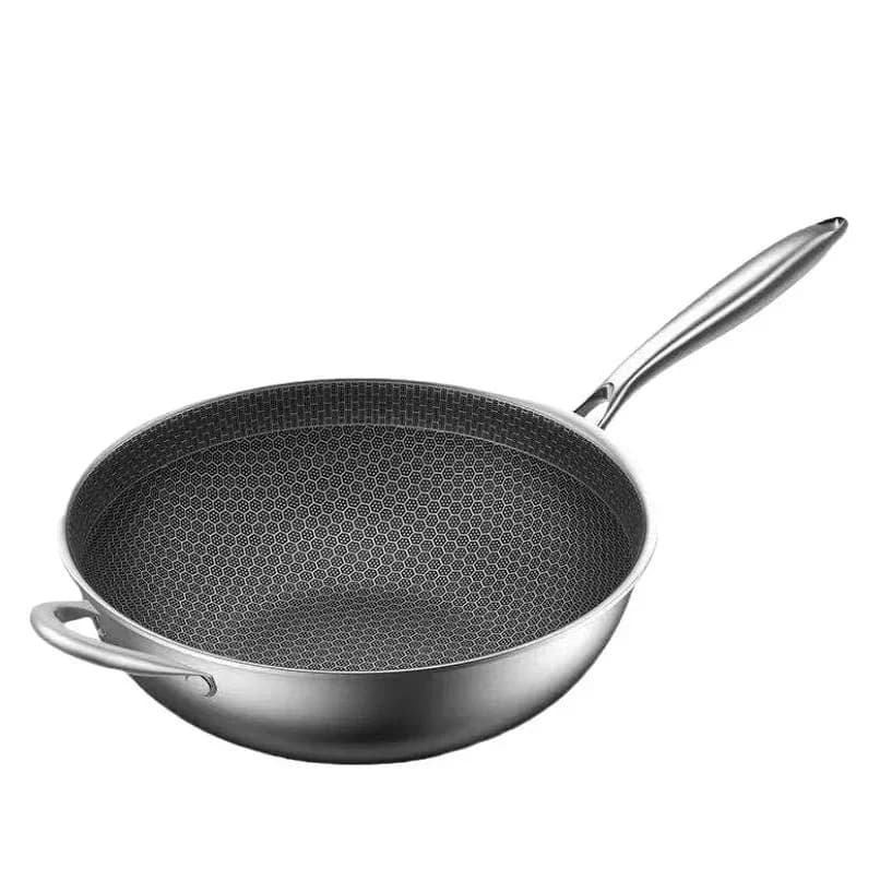 Non-stick pan Wok Saute Induction pan Handle to stay cold Dishwasher Washing machine Compatible with all cooking levels PFOA FREE PFAS
