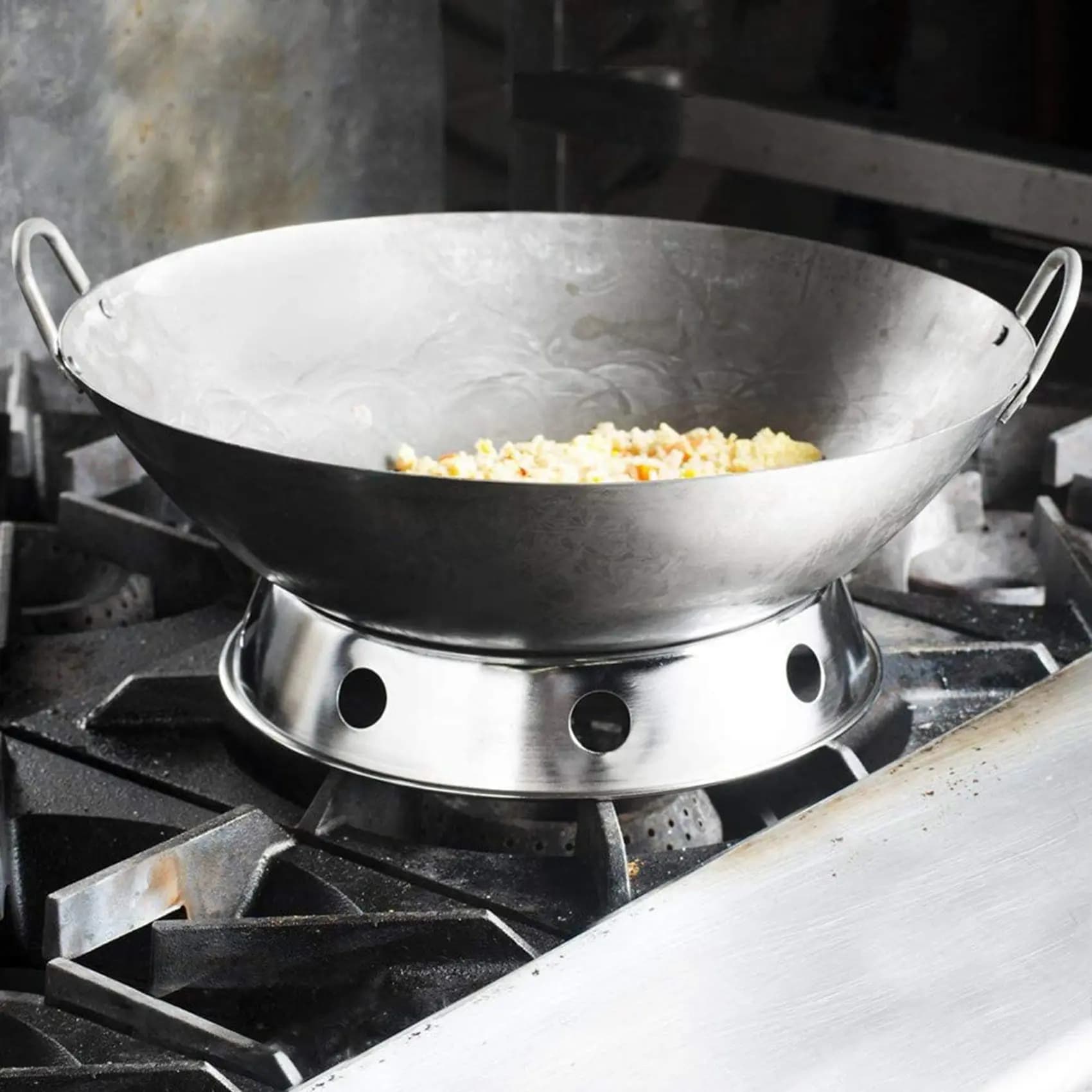 Universal support for Wok PZHI-3X / Wok Ring / Wok Background Support Universal size for Gas cookers and Cooking pans