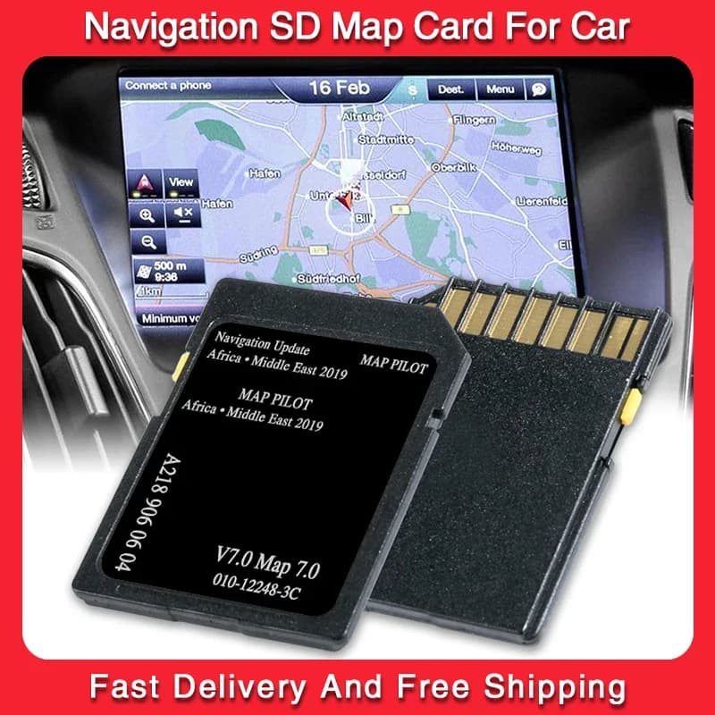 Mappe GPS Africa Medio Oriente Versione per Mercedes Classe GL/GLA/GLE/GLS Auto GARMIN Navigazione Scheda SD A2189060604