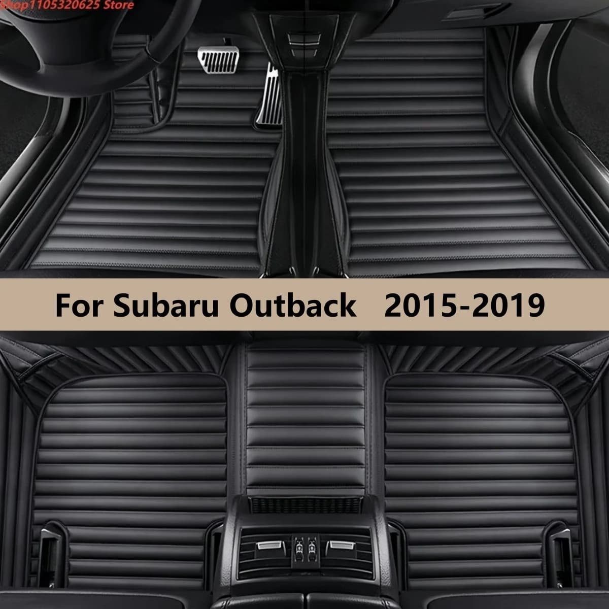 Tappetini Auto Personalizzati per Subaru Outback 2015 2016 2017 2018 2019 Impermeabili Copri Pavimento Tappeti Protezione