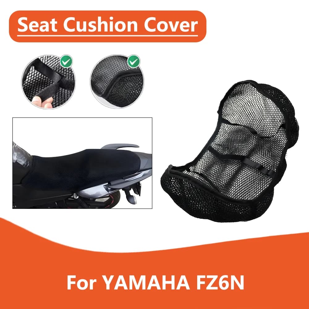 Per YAMAHA FZ6 N FZ6N FZ 6N FZ6-N Accessori Moto Fodera per cuscino del sedile Protezione in tessuto a rete antiscivolo
