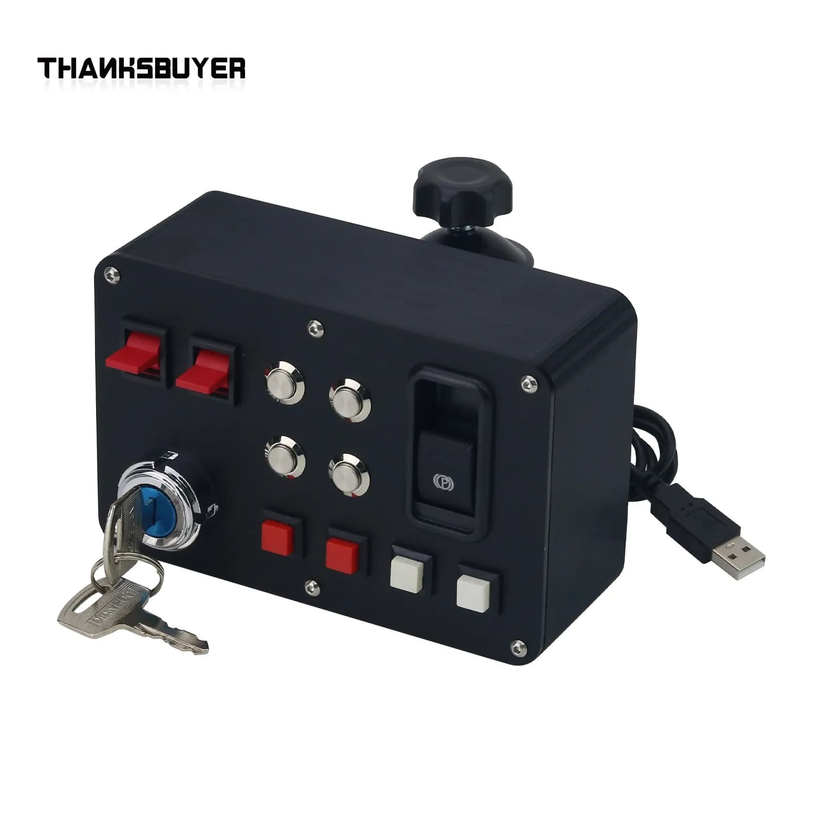 Scatola di controllo centrale per simulazione di giochi da corsa con supporto Shell stampato in 3D PETG USB Plug and Play