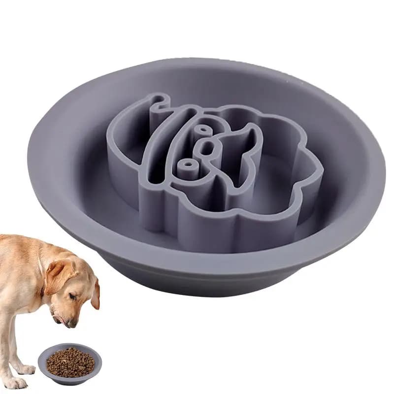 Mangiatoia per cani ciotola per alimenti in Silicone carino ciotola per cibo per cani a doppia faccia per cani ciotola per alimenti per animali domestici per cibo secco e umido