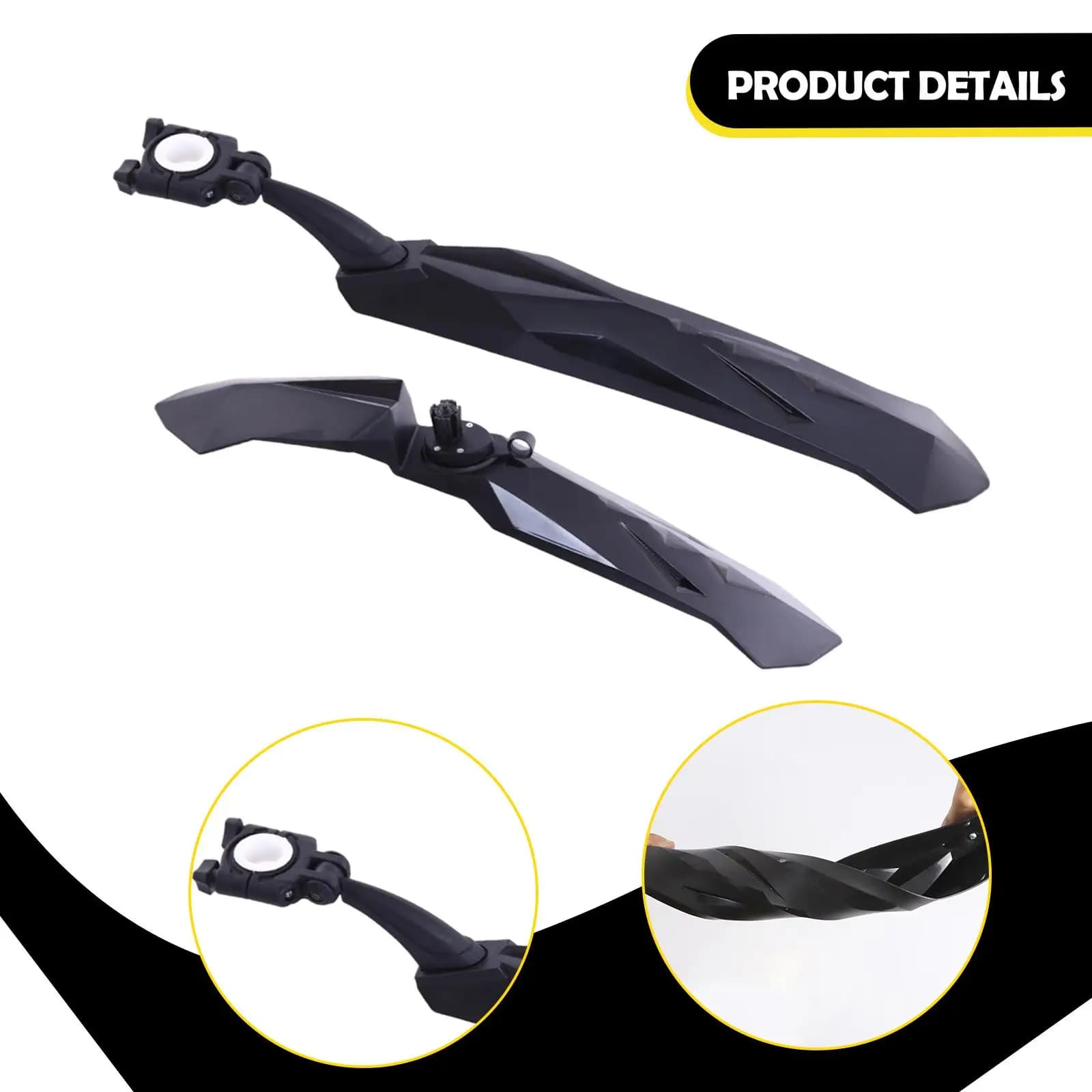 Mountain Bike Fender Full Cover Mudguard Kit Waterproof Wheel Protection Bicycle Rainwater Guard for 26 27 29 Inch