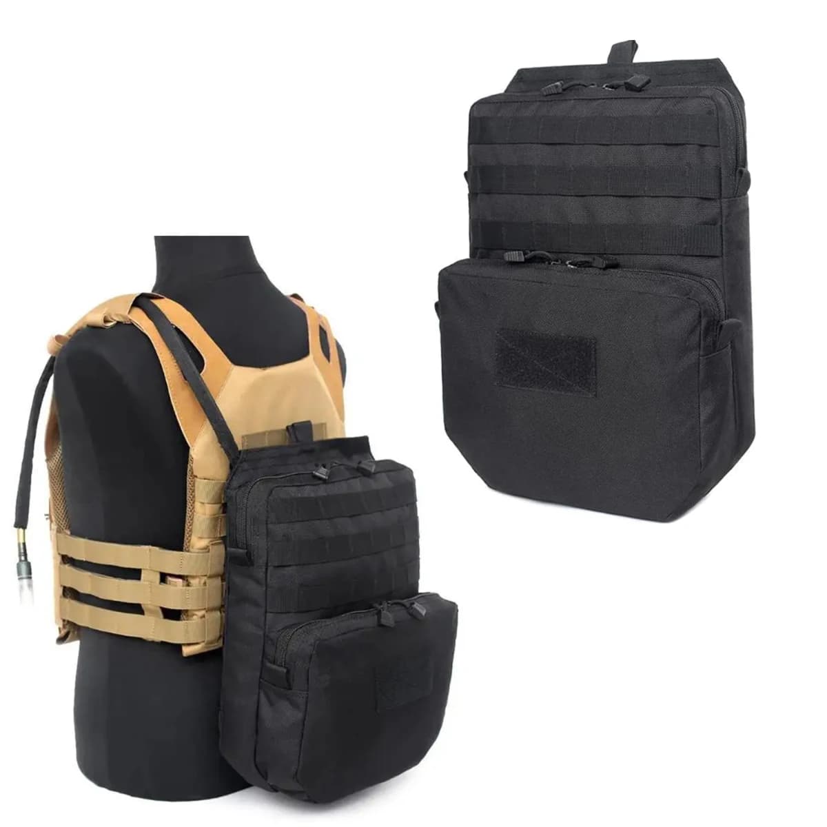 Borsa Molle da esterno Zaino per idratazione da campeggio Attrezzatura da caccia Gilet Accessori EDC Borsa da sopravvivenza da viaggio per escursionismo in nylon