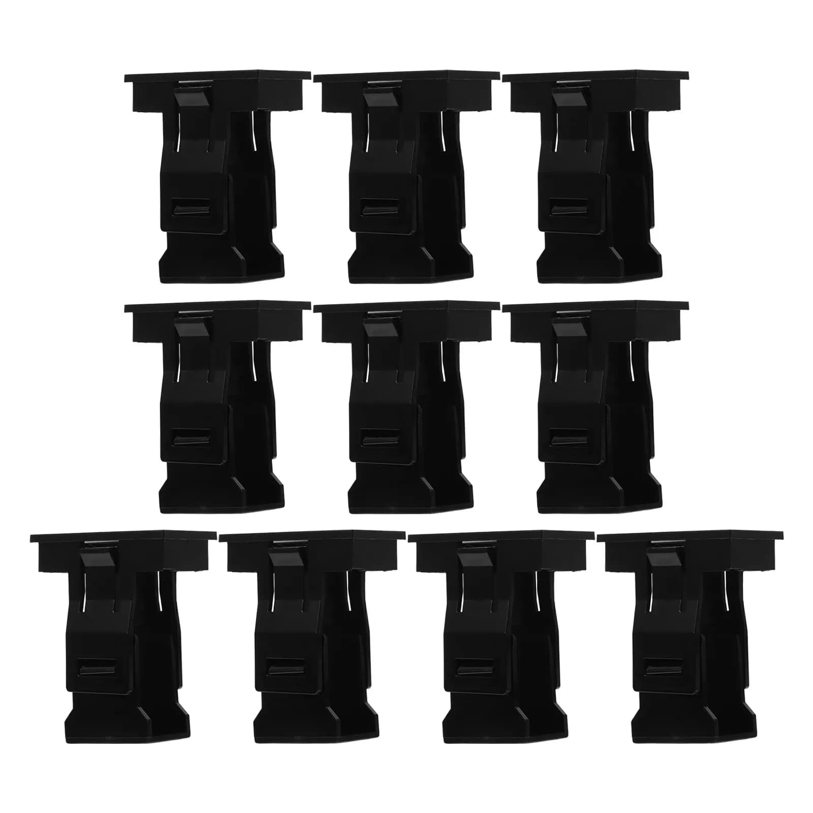 10Pcs Circuit Breaker Support Bracket Plastic Concealed Mount Secure Fixing for Small Breaker Installation Panel Holder