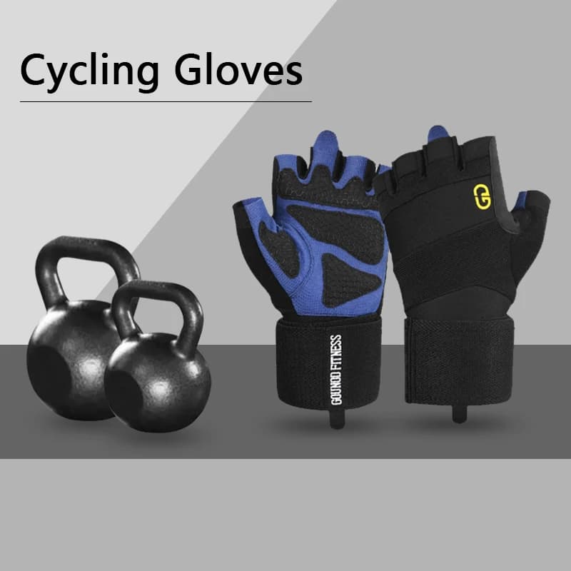 1 pair of unisex training gloves for weight lifting, gym, fitness, woman, man, comfortable training gloves with sweat-free grip