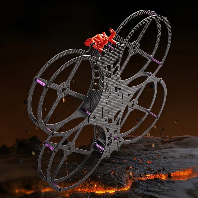 Flyroun 5 Inch Carbon Fiber FPV racing frame kit for multicopter RC Drone FPV Quadcopter
