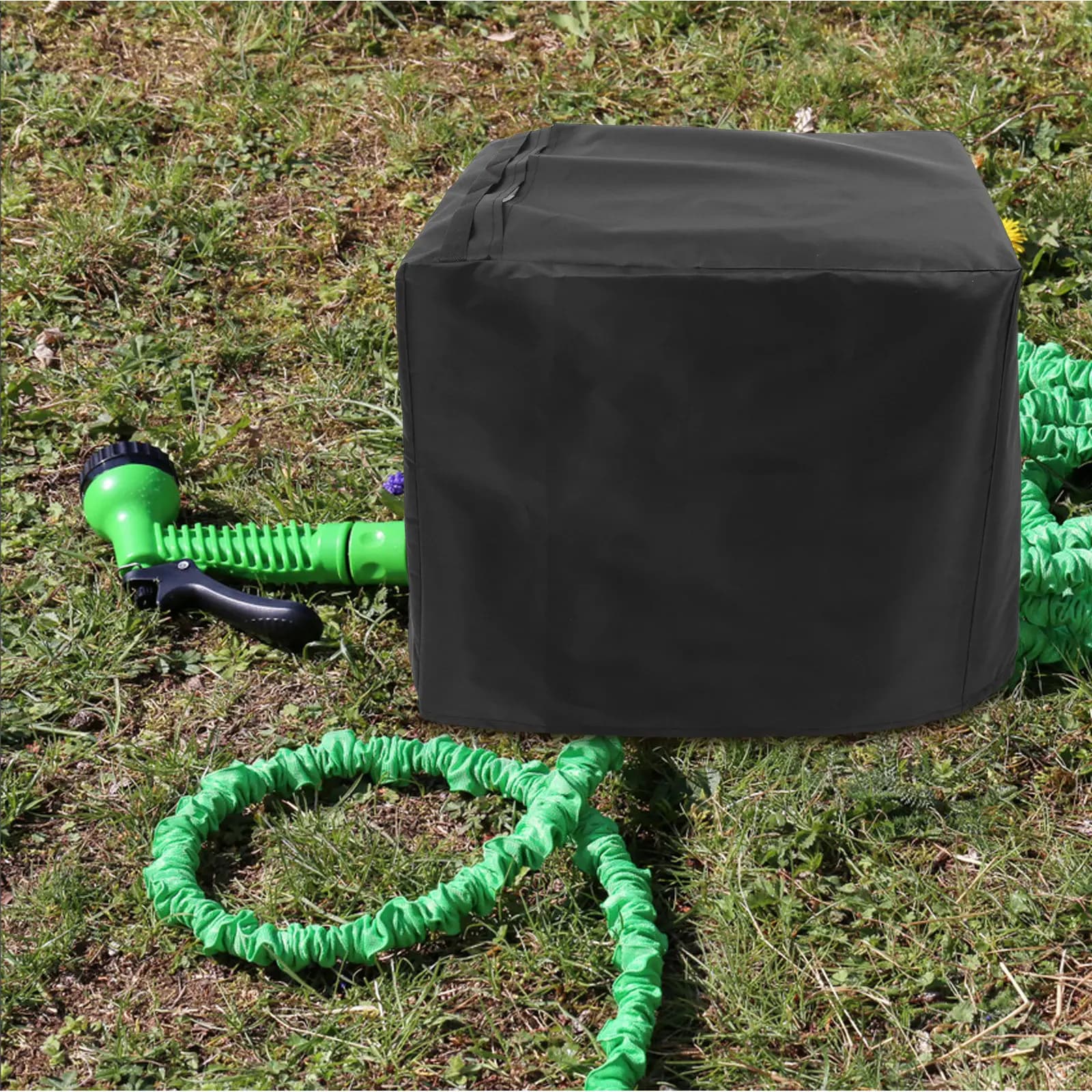 Oxford Fabric Garden Wrap Cover Waterproof UV Rare Resistant, Exterior Pipe Cover Mountable to Wall, Dustproof and Windproof