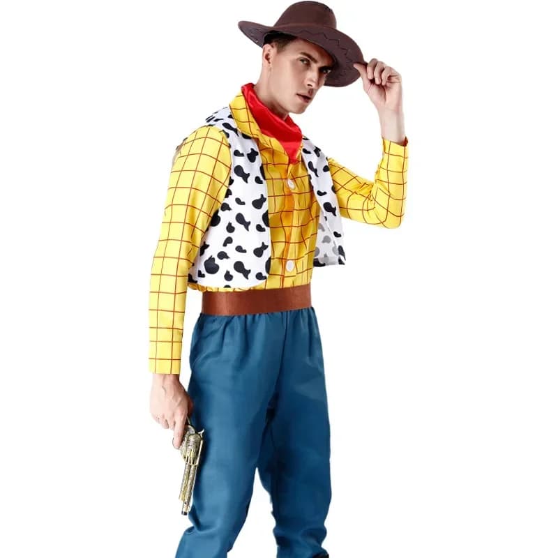 2026Cosplay Costume Sets Cowboy Christmas Dress Unisex Sheriff's Halloween Carnival Dress Up Party Toy Stage Performance