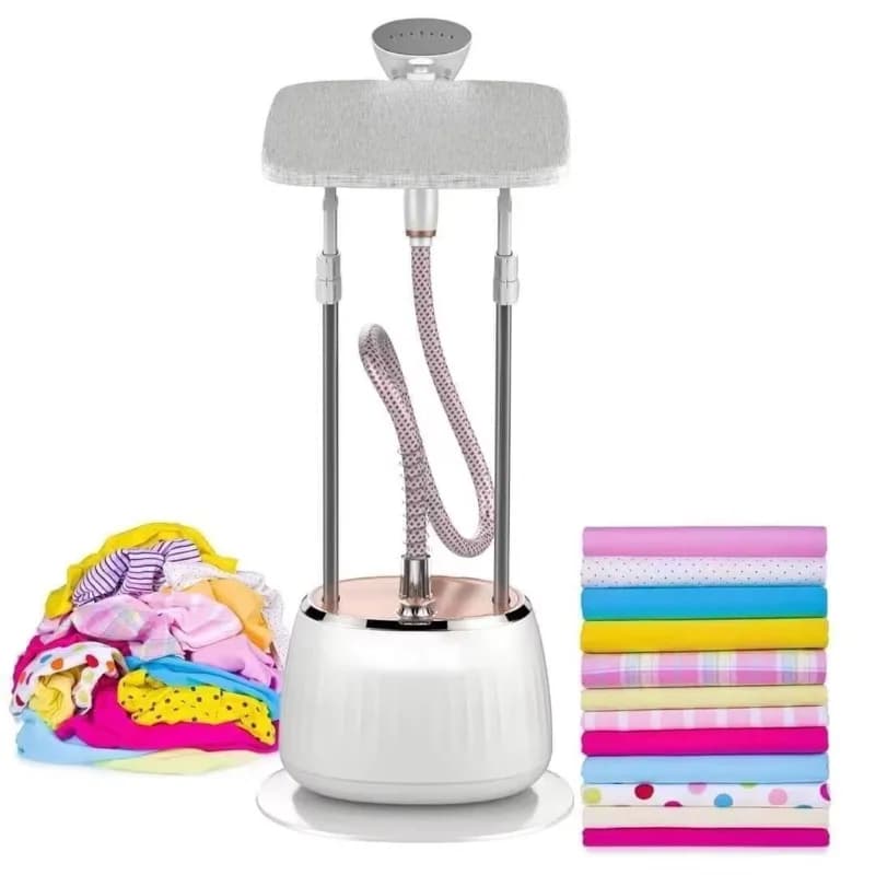 Ferro da stiro a vapore verticale portatile JC, potente, per uso domestico, con base in ceramica, per stirare vestiti appesi.