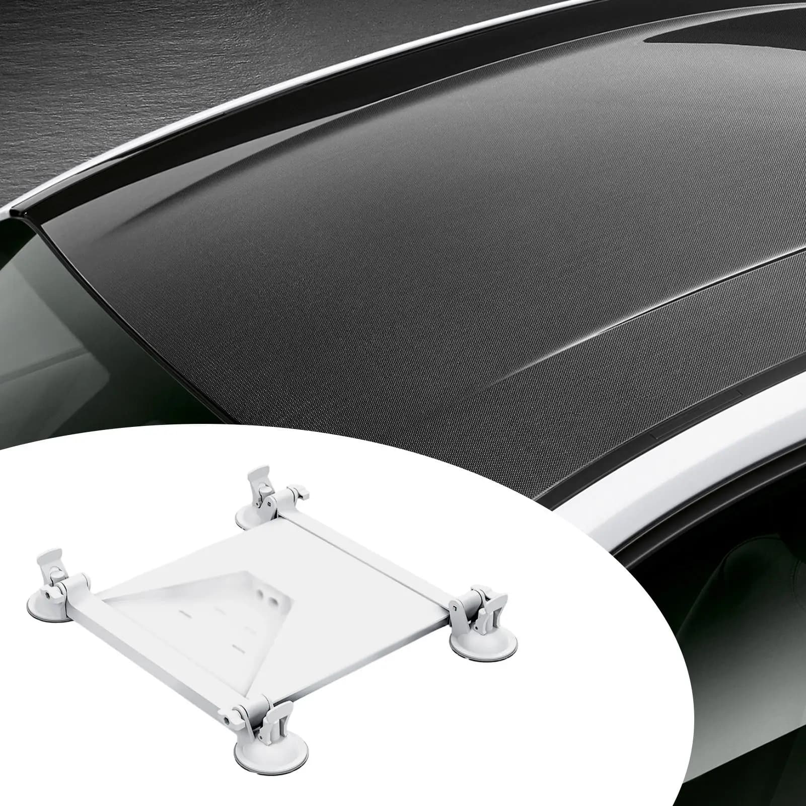 Per Starlink Mini supporto a ventosa per auto supporto regolabile per aspirazione tettuccio apribile supporto in vetro per automobile resistente per telefono portatile
